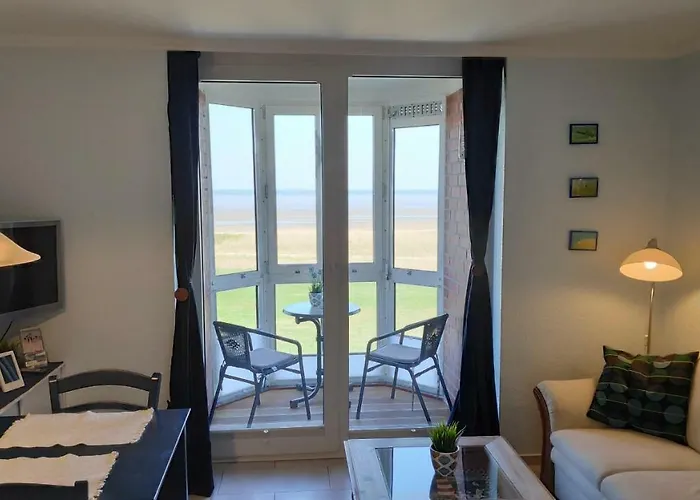 180° Panoramameerblick - Ferienwohnung Sandkorn Cuxhaven